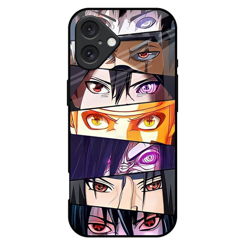 Anime Eyes Glossy Case for iPhone 16 Plus
