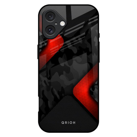 Modern Camo Abstract Glossy Case for iPhone 16 Plus