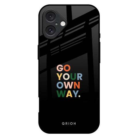 Go Your Own Way Glossy Case for iPhone 16 Plus