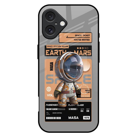 Space Ticket Glossy Case for iPhone 16 Plus