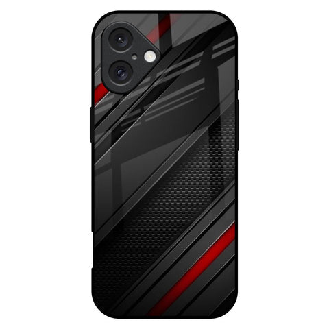 Modern Abstract Glossy Case for iPhone 16 Plus