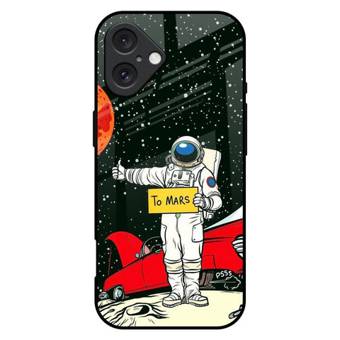 Astronaut on Mars Glossy Case for iPhone 16 Plus
