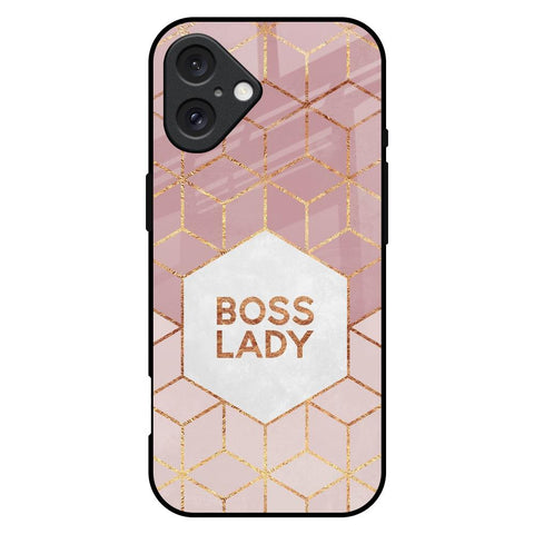Boss Lady Glossy Case for iPhone 16 Plus