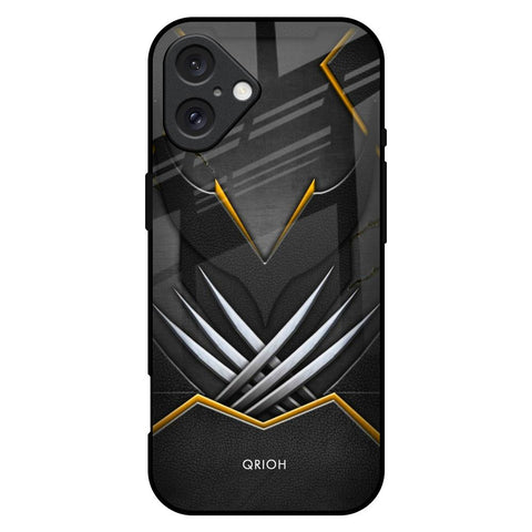 Black Warrior Glossy Case for iPhone 16 Plus