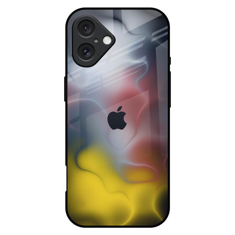 Colorful Smoke Glossy Case for iPhone 16 Plus