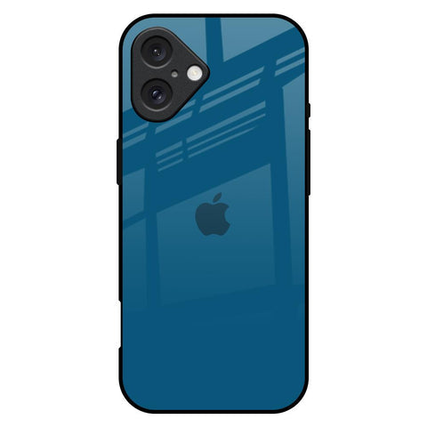 Cobalt Blue Glossy Case for iPhone 16 Plus