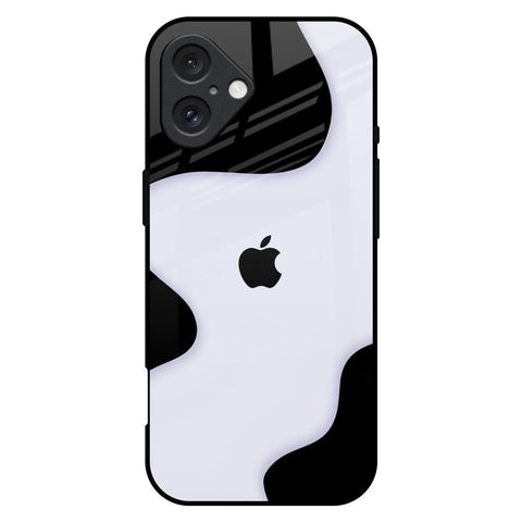 Wheat Cream Wavy Glossy Case for iPhone 16 Plus