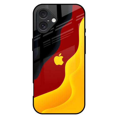 Carnelian Gold Glossy Case for iPhone 16 Plus