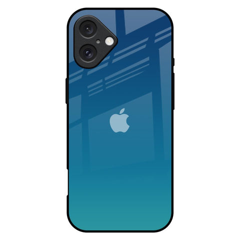 Celestial Blue Glossy Case For iPhone 16 Plus