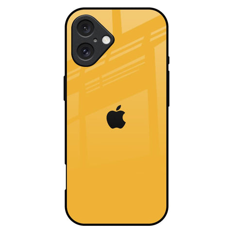 Fluorescent Yellow Glossy case for iPhone 16 Plus