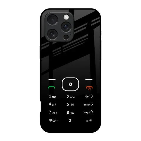 Classic Keypad Pattern Glossy Case for iPhone 16 Pro