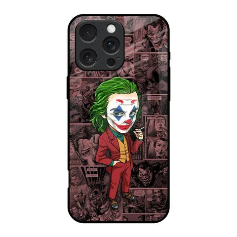 Joker Cartoon Glossy Case for iPhone 16 Pro