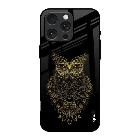 Golden Owl Glossy Case for iPhone 16 Pro
