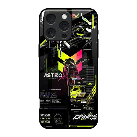 Astro Glitch Glossy Case for iPhone 16 Pro