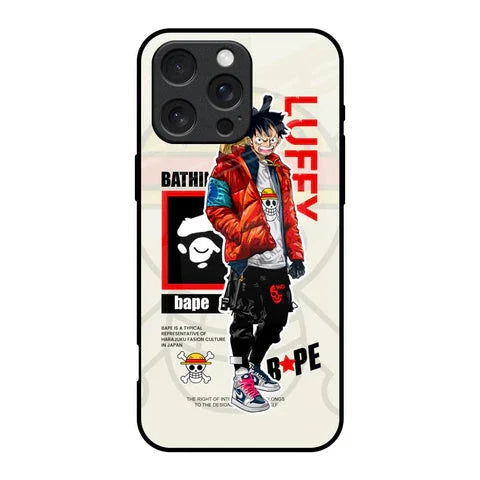 Bape Luffy Glossy Case for iPhone 16 Pro