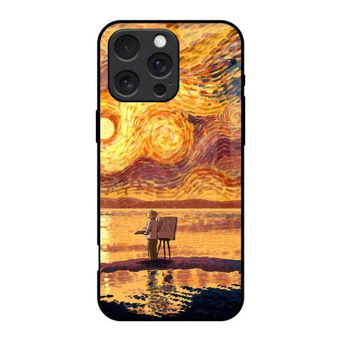 Sunset Vincent Glossy Case for iPhone 16 Pro
