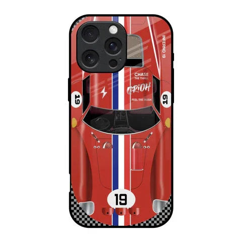 Racing Vintage Glossy Case for iPhone 16 Pro