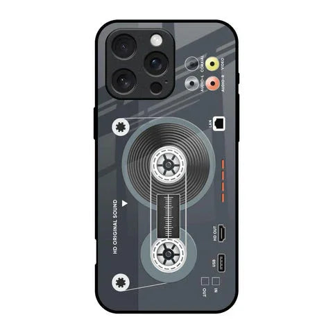 Retro Recorder Glossy Case for iPhone 16 Pro