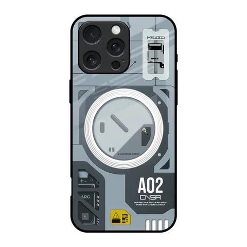 Modern Technology Glossy Case for iPhone 16 Pro
