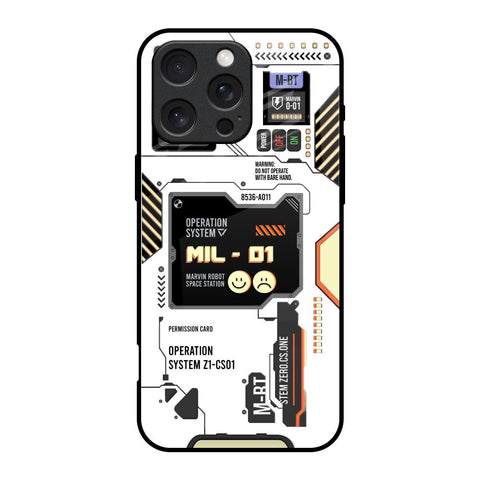 Tech Display Glossy Case for iPhone 16 Pro