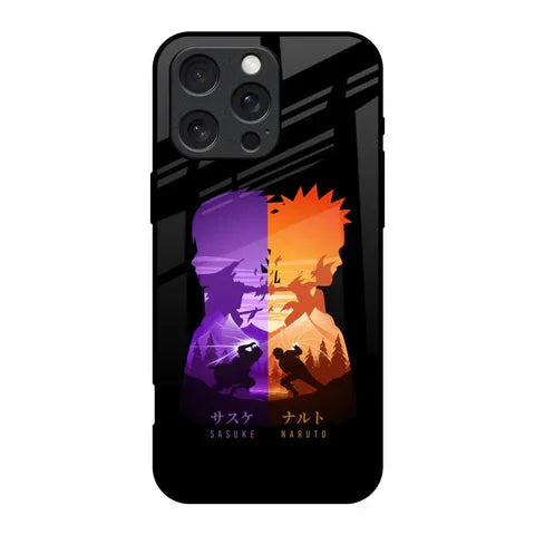 Minimalist Anime Glossy Case for iPhone 16 Pro