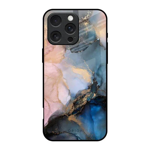 Marble Ink Abstract Glossy Case for iPhone 16 Pro