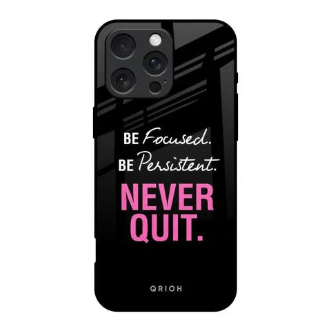 Be Focused Glossy Case for iPhone 16 Pro