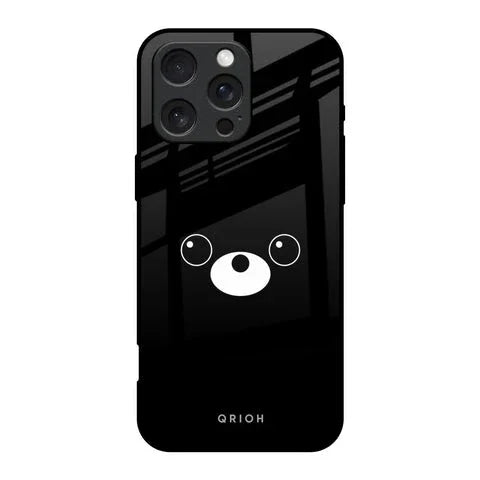 Cute Bear Glossy Case for iPhone 16 Pro