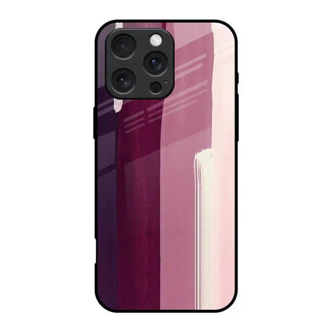 Brush Stroke Art Glossy Case for iPhone 16 Pro