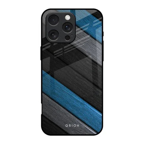 Multicolor Wooden Effect Glossy Case for iPhone 16 Pro