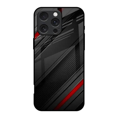 Modern Abstract Glossy Case for iPhone 16 Pro