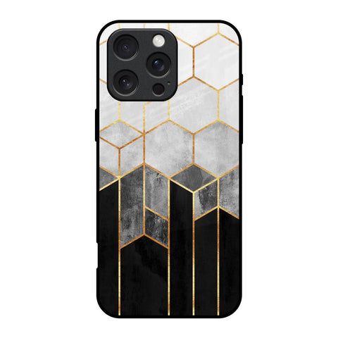 Tricolor Pattern Glossy Case for iPhone 16 Pro