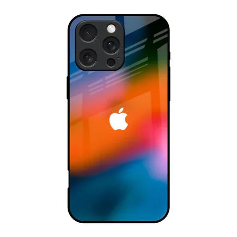 Fiery Orange Glossy Case for iPhone 16 Pro