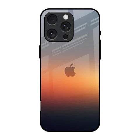 Aesthetic Orange Glossy Case for iPhone 16 Pro
