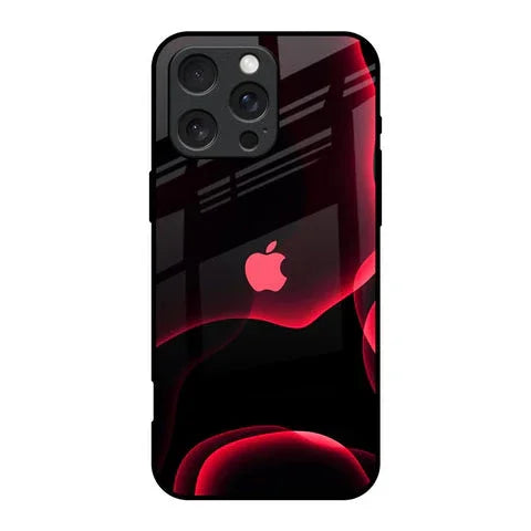 Red Thunder Glossy Case for iPhone 16 Pro