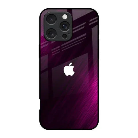 Pink Hairline Glossy Case for iPhone 16 Pro
