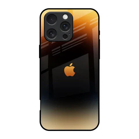 Grainy Yellow Glossy Case for iPhone 16 Pro