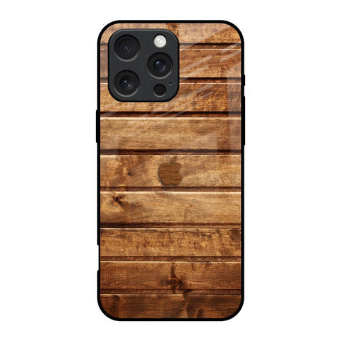 Wooden Planks Glossy Case for iPhone 16 Pro