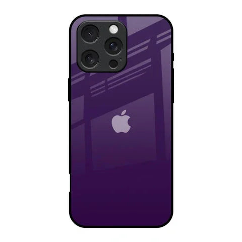 Dark Purple Glossy Case for iPhone 16 Pro