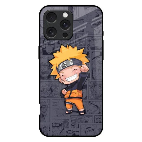 Orange Chubby Glossy Case for iPhone 16 Pro Max