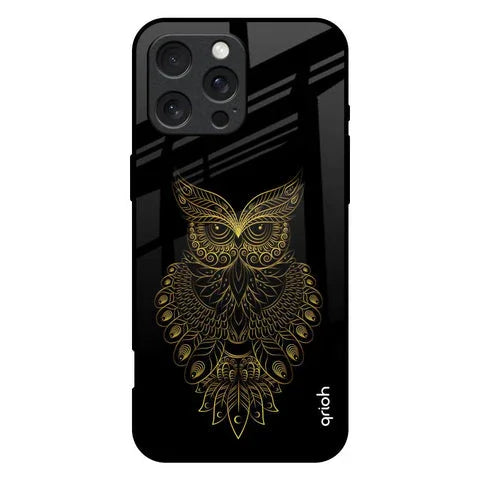 Golden Owl Glossy Case for iPhone 16 Pro Max