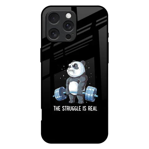 Real Struggle Glossy Case for iPhone 16 Pro Max