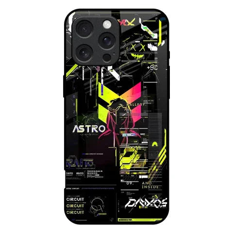 Astro Glitch Glossy Case for iPhone 16 Pro Max