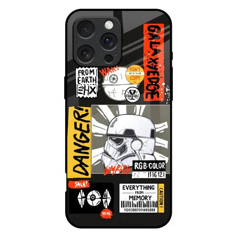 Galaxy Edge Glossy Case for iPhone 16 Pro Max