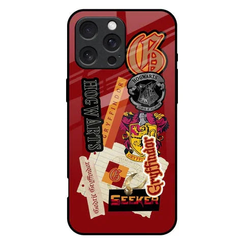 Gryffindor Glossy Case for iPhone 16 Pro Max