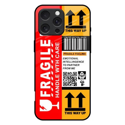 Handle With Care Glossy Case for iPhone 16 Pro Max