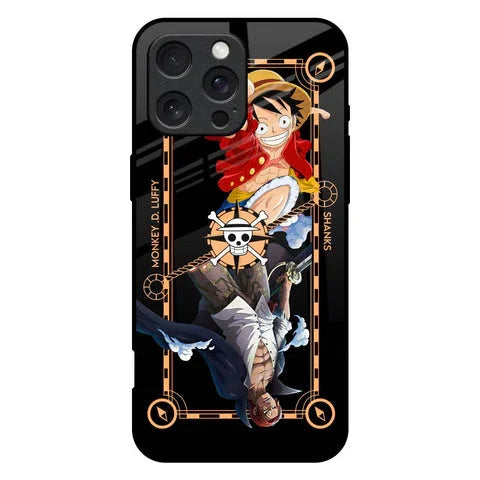 Shanks & Luffy Glossy Case for iPhone 16 Pro Max