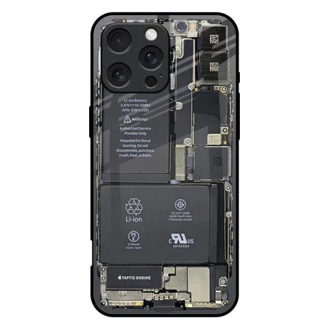 Skeleton Inside Glossy Case for iPhone 16 Pro Max