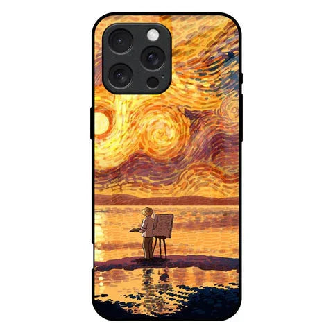 Sunset Vincent Glossy Case for iPhone 16 Pro Max