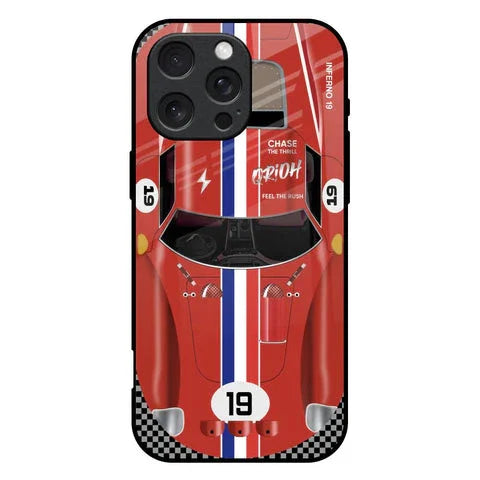 Racing Vintage Glossy Case for iPhone 16 Pro Max